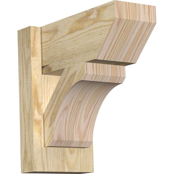 Ekena Millwork Legacy Slat Rough Sawn Outlooker, Douglas Fir, 6"W x 12"D x 12"H OUT06X12X12LEC06RDF - main